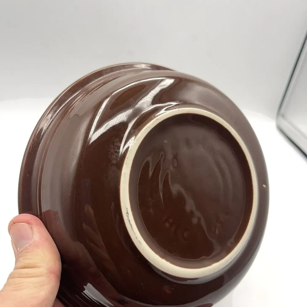 Homer Laughlin Fiesta Coupe Soup Bowl in Retired Chocolate Brown